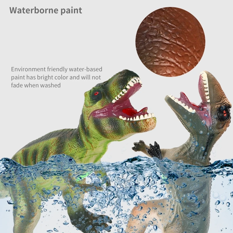 Hot Selling Wholesale High Quality Plastic PVC Dinosaur Toys Waterproof Simulation Dinosaur Model Educational Toys