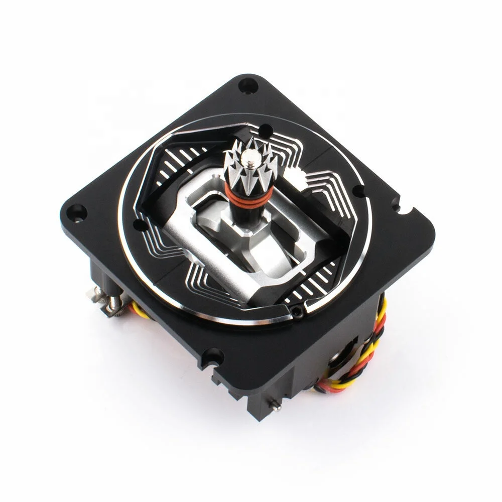 Full CNC Metal Hall Sensor Gimbal Quad Ball Bearings Travel Adjustment AG01 for TX16S Series Radios Transmitter