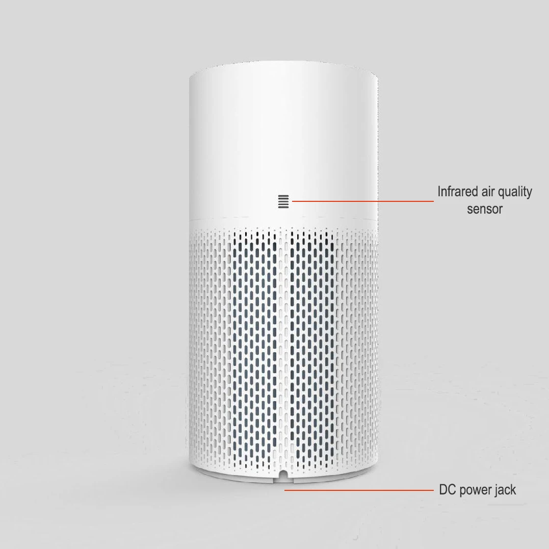 Portable Room Home Office Smart Touch Screen UVC Sterilizat Air Purifier Activated Carbon HEPA Filter UV Air Purifiers for Home