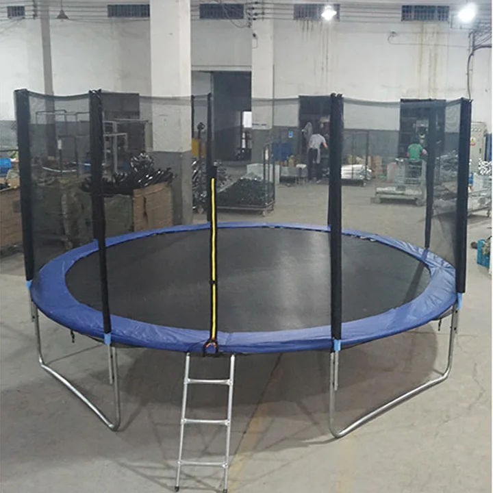 14 FT Jumping Fitness trampoline with ladder large trampoline for sale