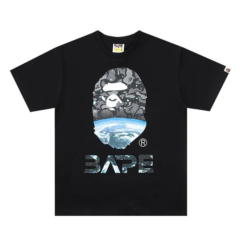 2024 New style Top Quality BAPEES brand Fashion Designer T Shirt Men Trendy Printed Tshirt Casual sports bapees T-shirt