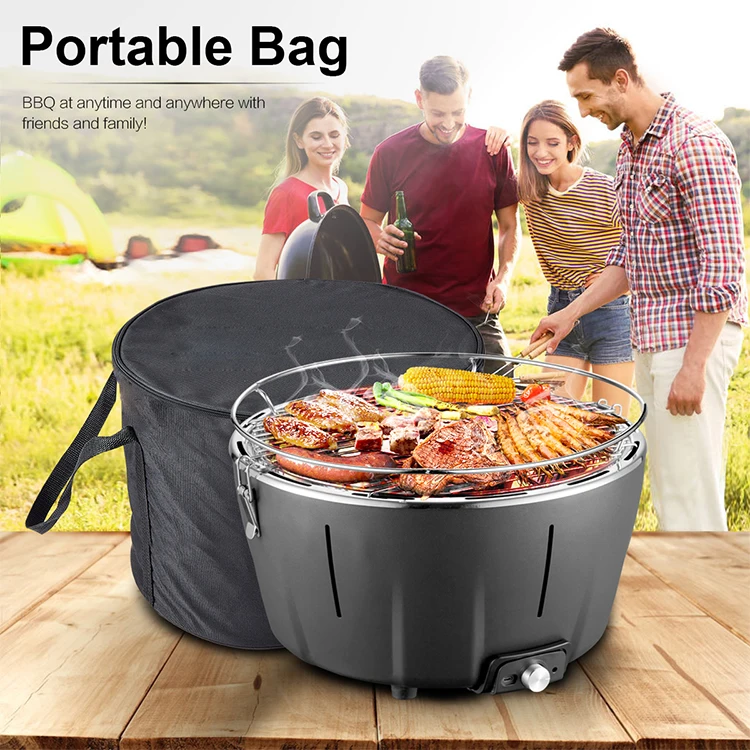 charcoal grill windproof portable korea barbecue grills charcoal barbecue thai bbq  with travel bags