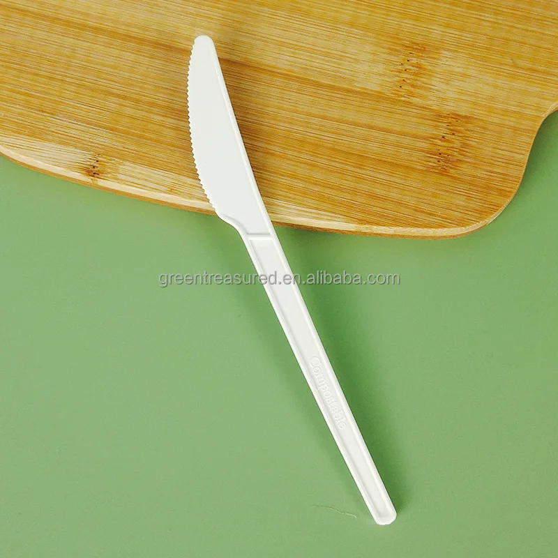 Disposable Kitchen Cutlery Compostable biodegradable Spoon  Fork and knife