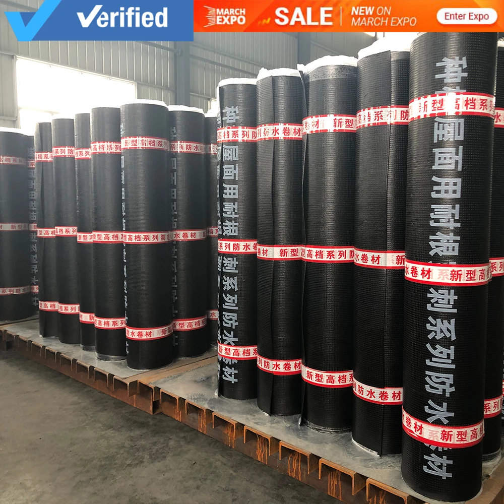 easy construction self adhesive waterproof sbs modified asphalt roofing roof waterproof material sbs/app modified asphalt