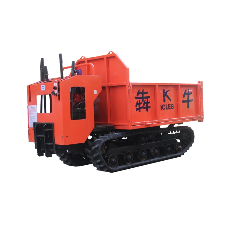 Palm Oil High Tip 1.5T-6.0T Mini Crawler Dumper Truck Tracked Mini Transporter Carrier For Sale