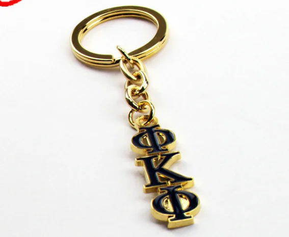 Hot selling Wholesale Factory customizable keychain die casting soft hard enamel metal letter shaped charms for keychain