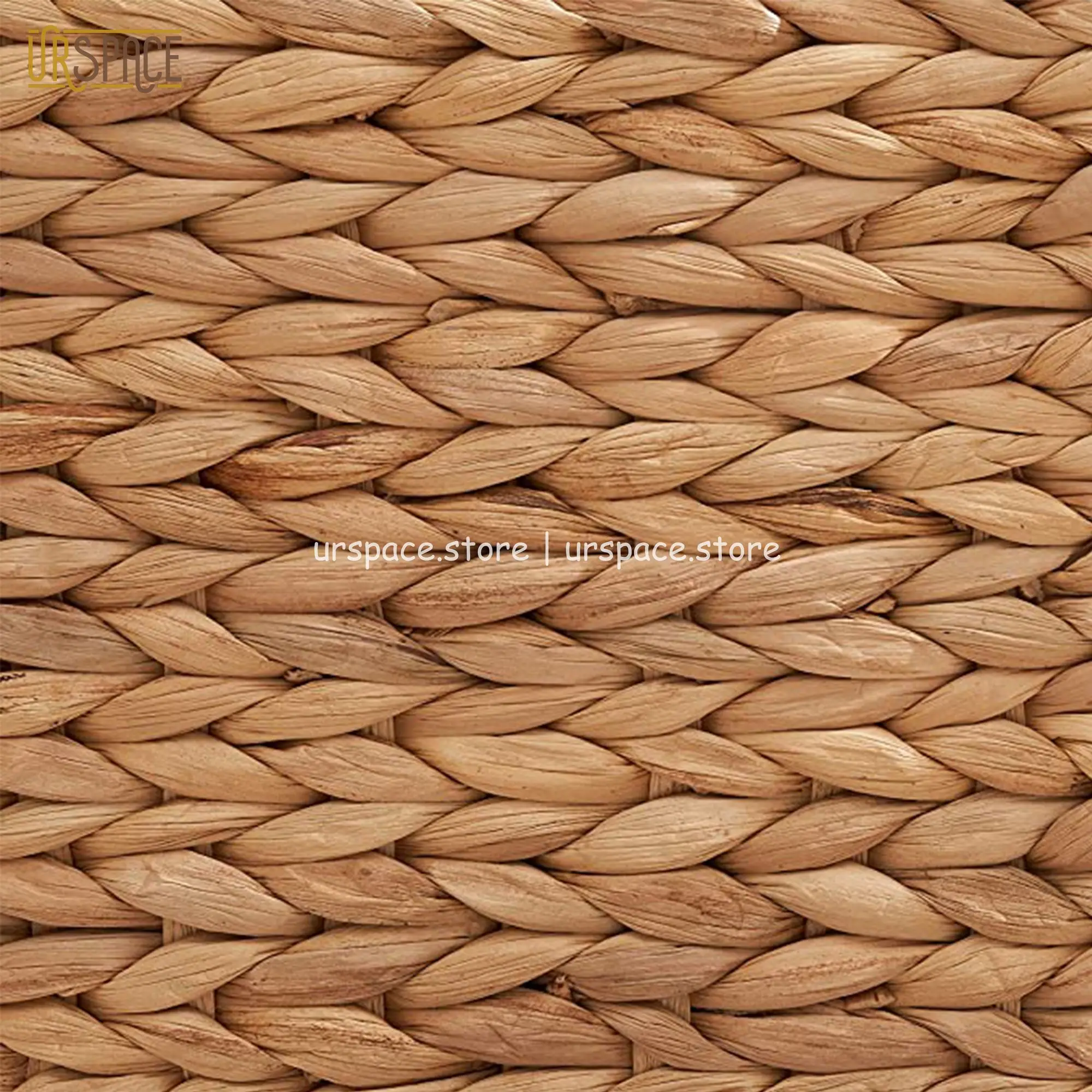 Foldable framed kitchen organize size S basket with handle Square Hand-woven Water Hyacinth Storage Basket from Vietnam