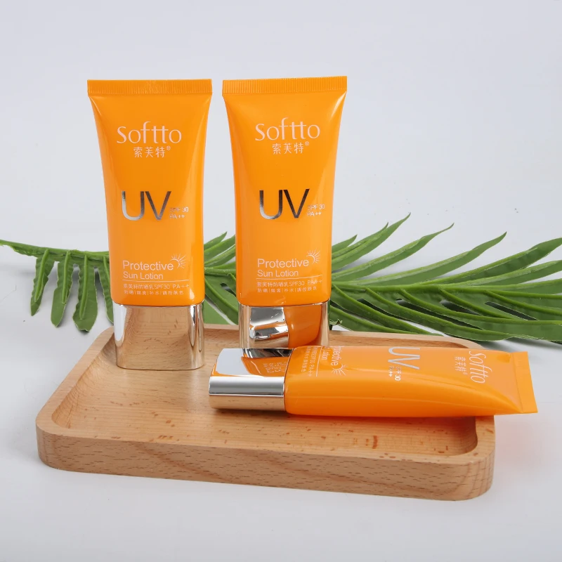 10ml 50ml 100ml 200ml Empty orange PE packaging plastic cosmetic tube for face wash cream body lotion shampoo