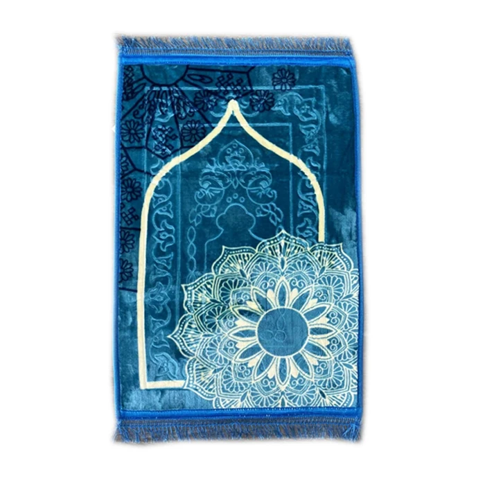 Good Cheap Prayer Mat Portable Islamic Adult Arabic Sejadah Musallah Islamic Prayer Mat For Muslim Worship