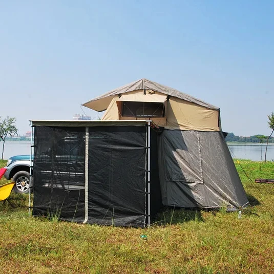 Black Mosquito Net for awning 4x4 off road Roof top tent