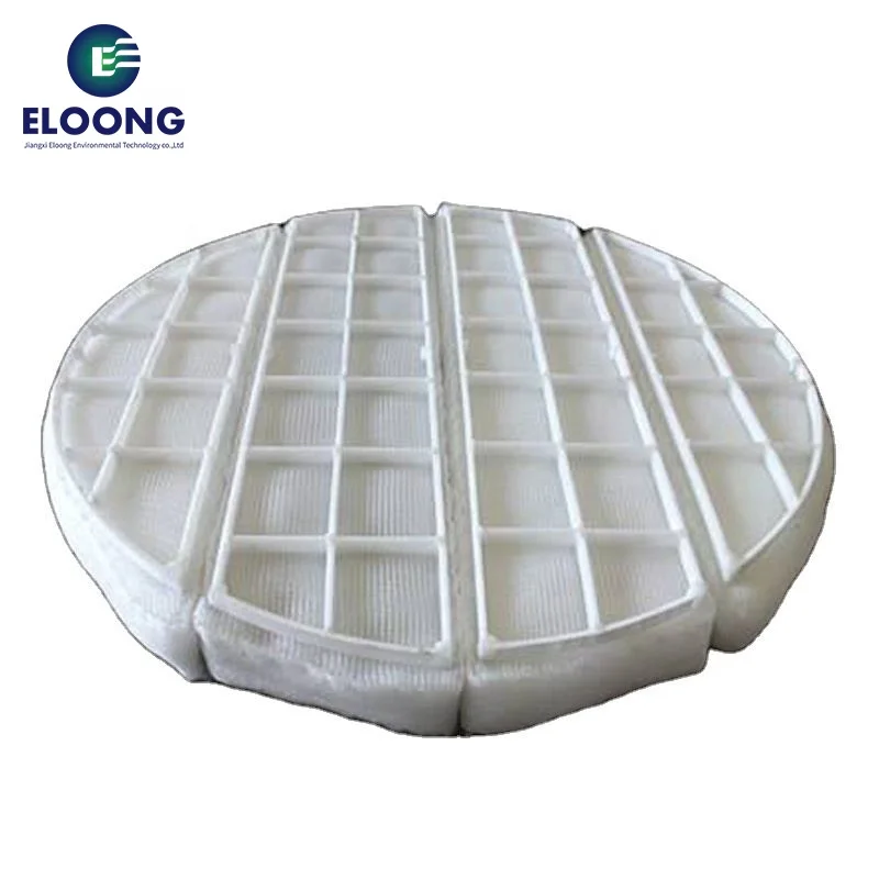 Factory Price Plastic Wire Mist Eliminator Mesh Pad Demister With Support Grid