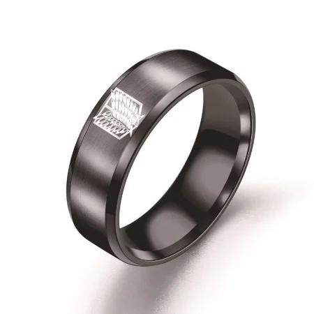 Anime Attack on Titan Titanium Stainless Steel Ring  Finger Rings for Men Women Anime Fans