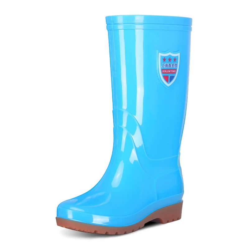 Wellington Pvc for Women High Heel Work Raining South Africa Ladies Rain Boots Rain boots wholesale