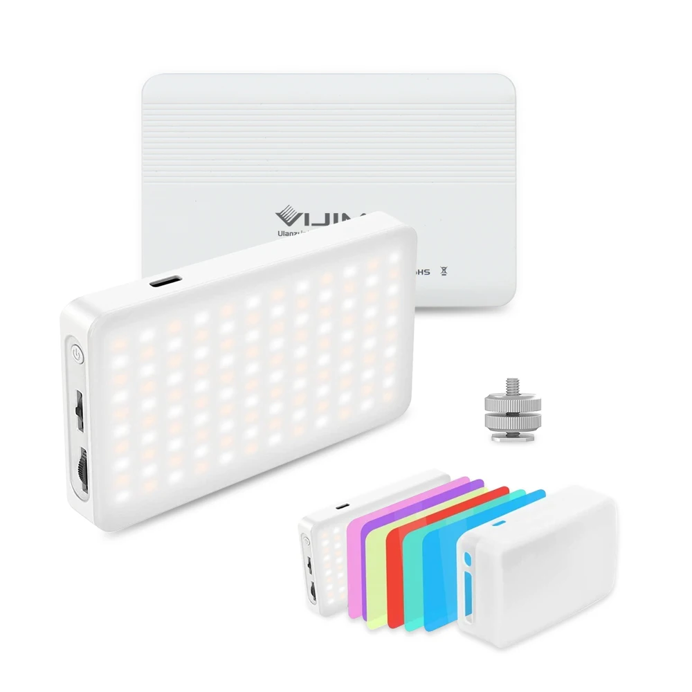 W&5 VL120 youtube Photographic Lighting video tiktok photography studio light selfie light vlogging kit with soft cover