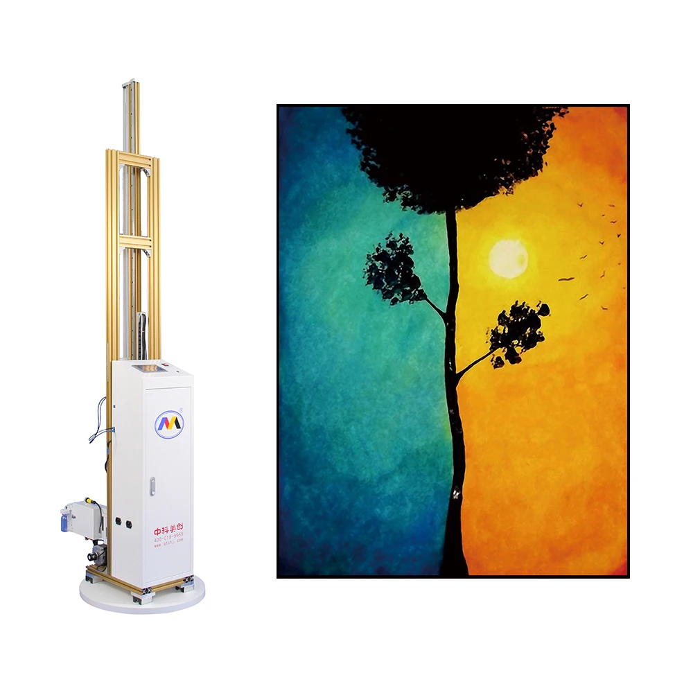 Digital Printing Machine 3D UV Flatbed Intelligent Vertical Wall Printer Digital Varnish Inkjet Printing Machine