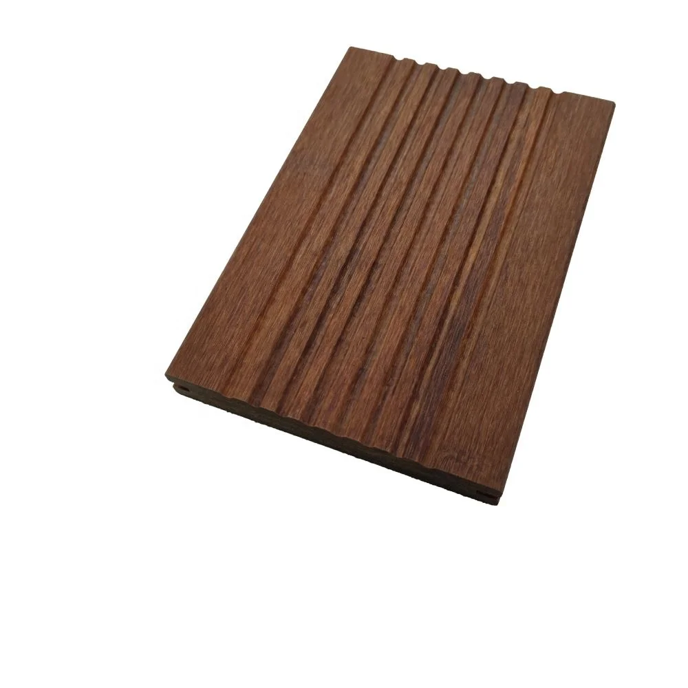 200 degree temperature thermally treated more stable natural dark moso bamboo flooring