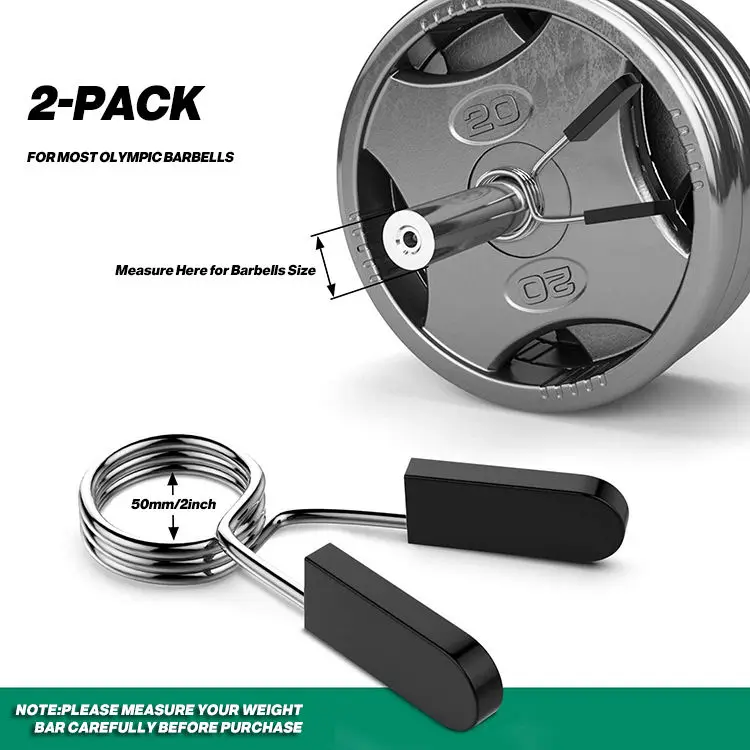 Factory Direct Wholesale Gym Weight Lifting Fitness Training Barbell Clip Set