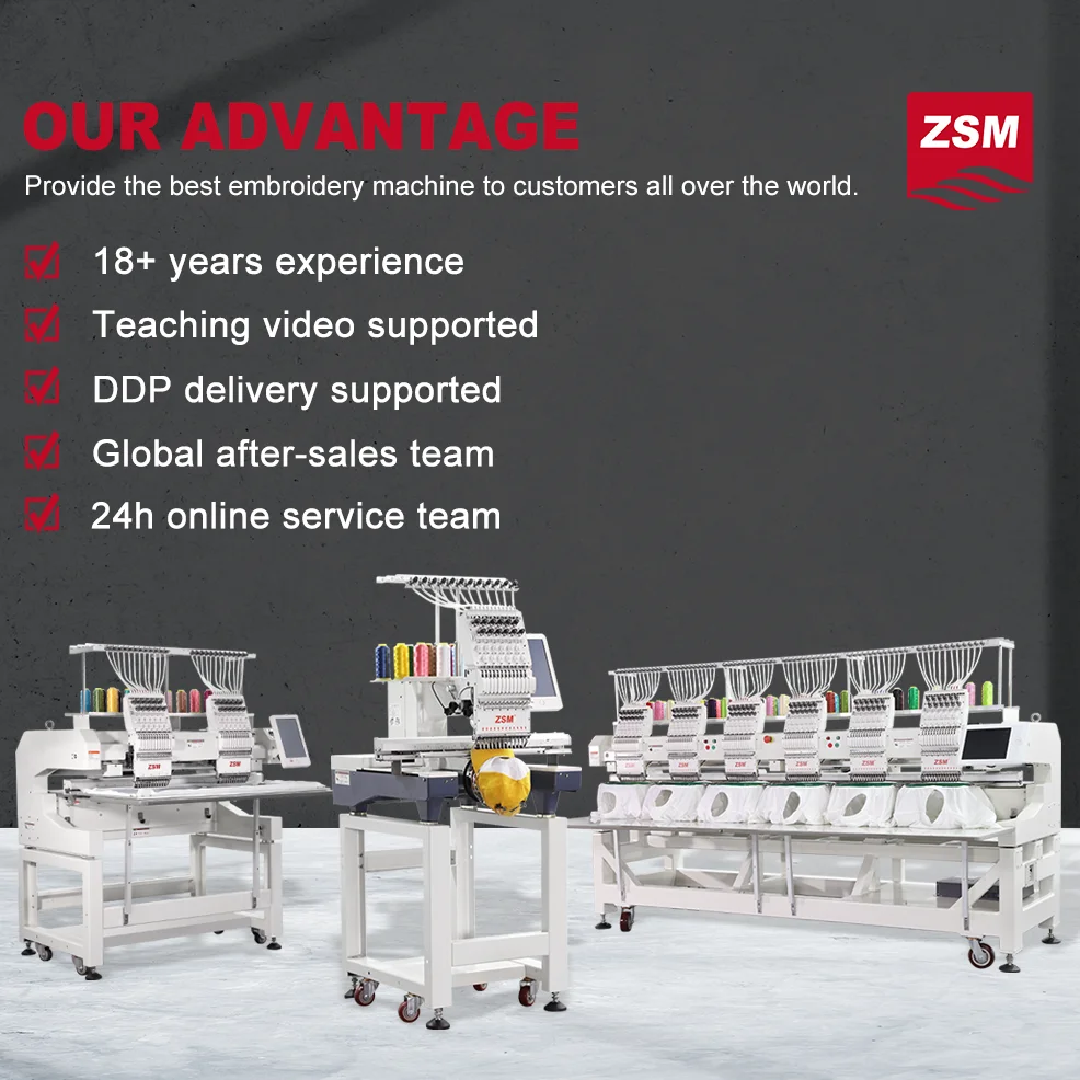 computerized embroidery machine hot sale single head embroidery machine commercial embroidery sewing machine