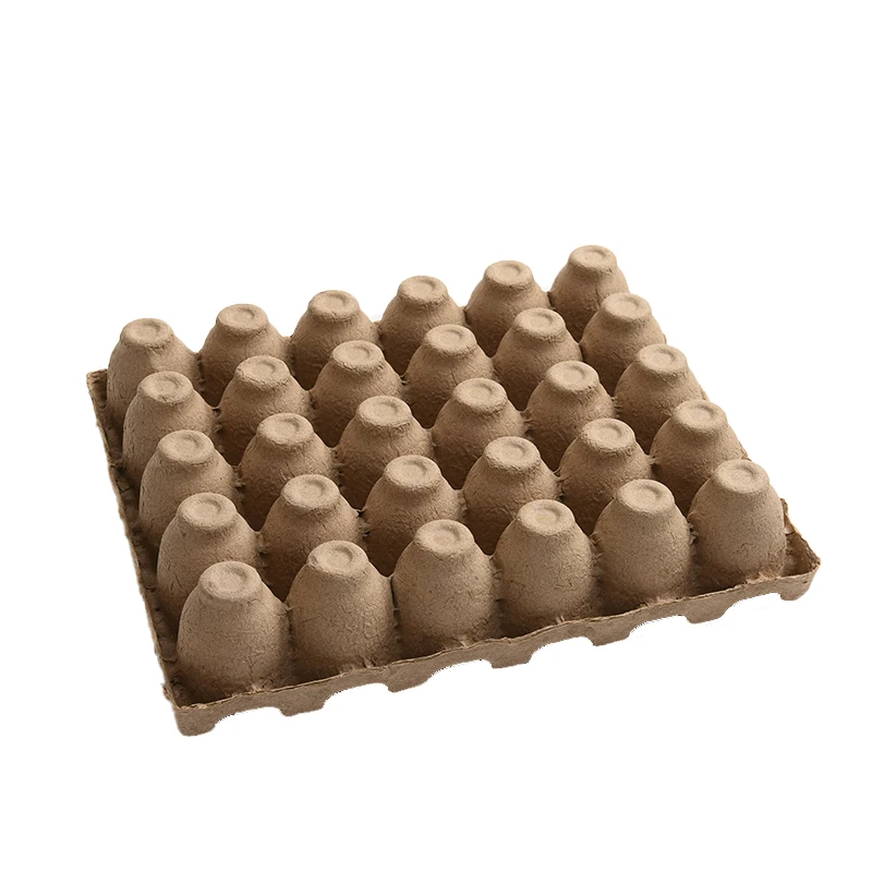 Light Weight Biodegradable Packaging Paper Pulp Chicken Egg Trays