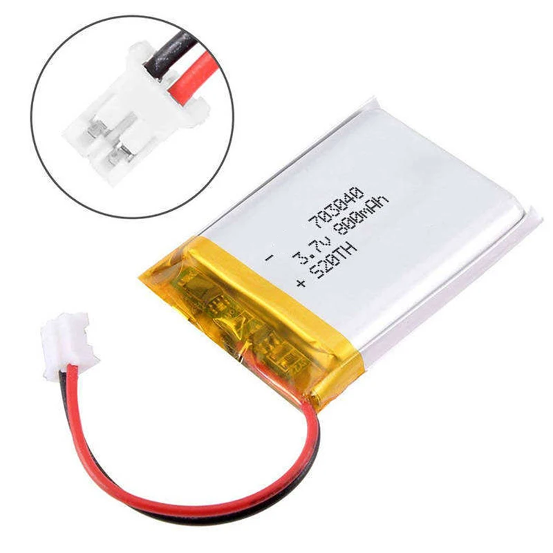 Good Price Lithium Battery 3.7V 800mAh 900mAh 1000mAh Battery Cells 703040 803040 903040 Rechargeable Battery With PCM