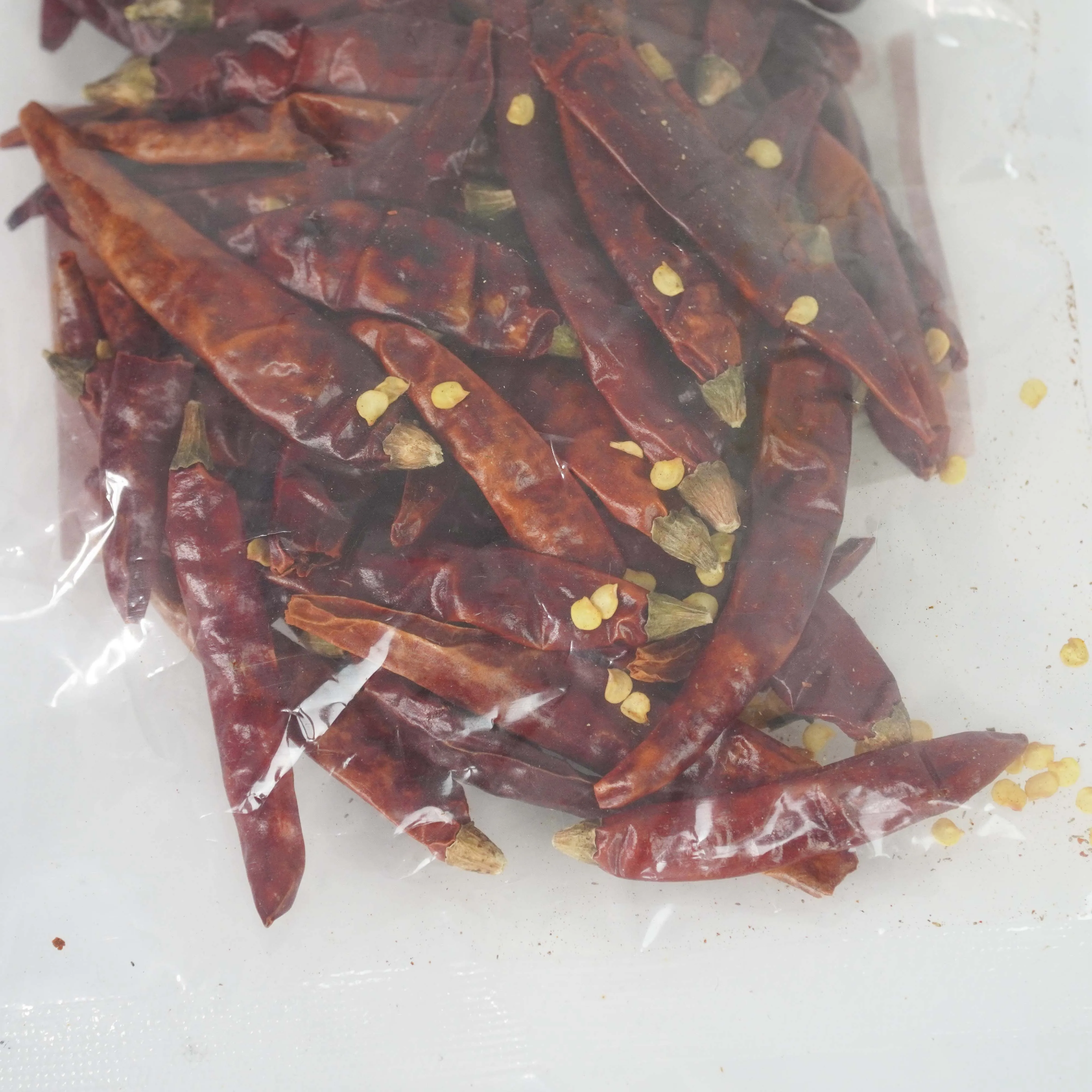 
Wholesale High Quality Red Bagged 50g Dried Chili 