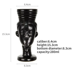 Wholesale Cocktail Bar Unique Designs Hawaii TIKI Mug Shot Glass Tiki cocktail Ceramic mugs