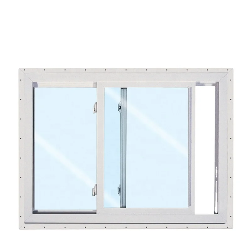 High Quality PVC Doors Windows USA Type With fin grill vinyl windows with grill