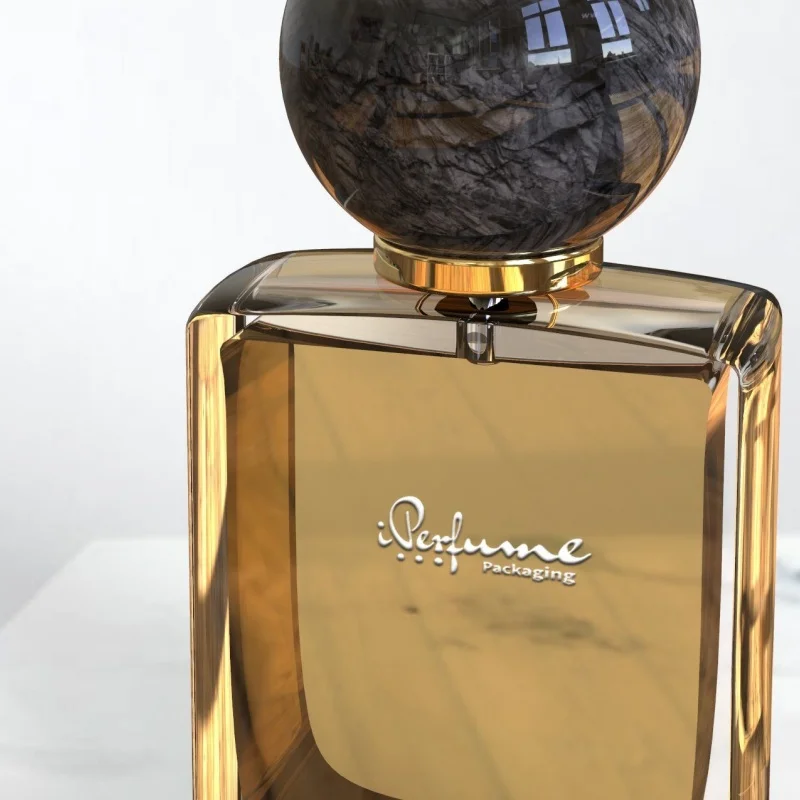 Recyclable 30ml 50ml 100ml Square Glass Perfume Bottle INS style High-Grade Empty Perfume Clear Glass Spray Perfume Bottle