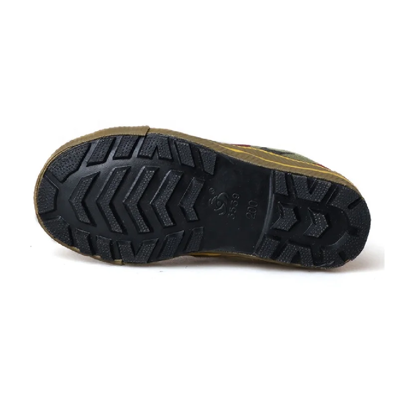 3539 High Cut Anti-slip Camo Army Training Farming Work Rubber Shose