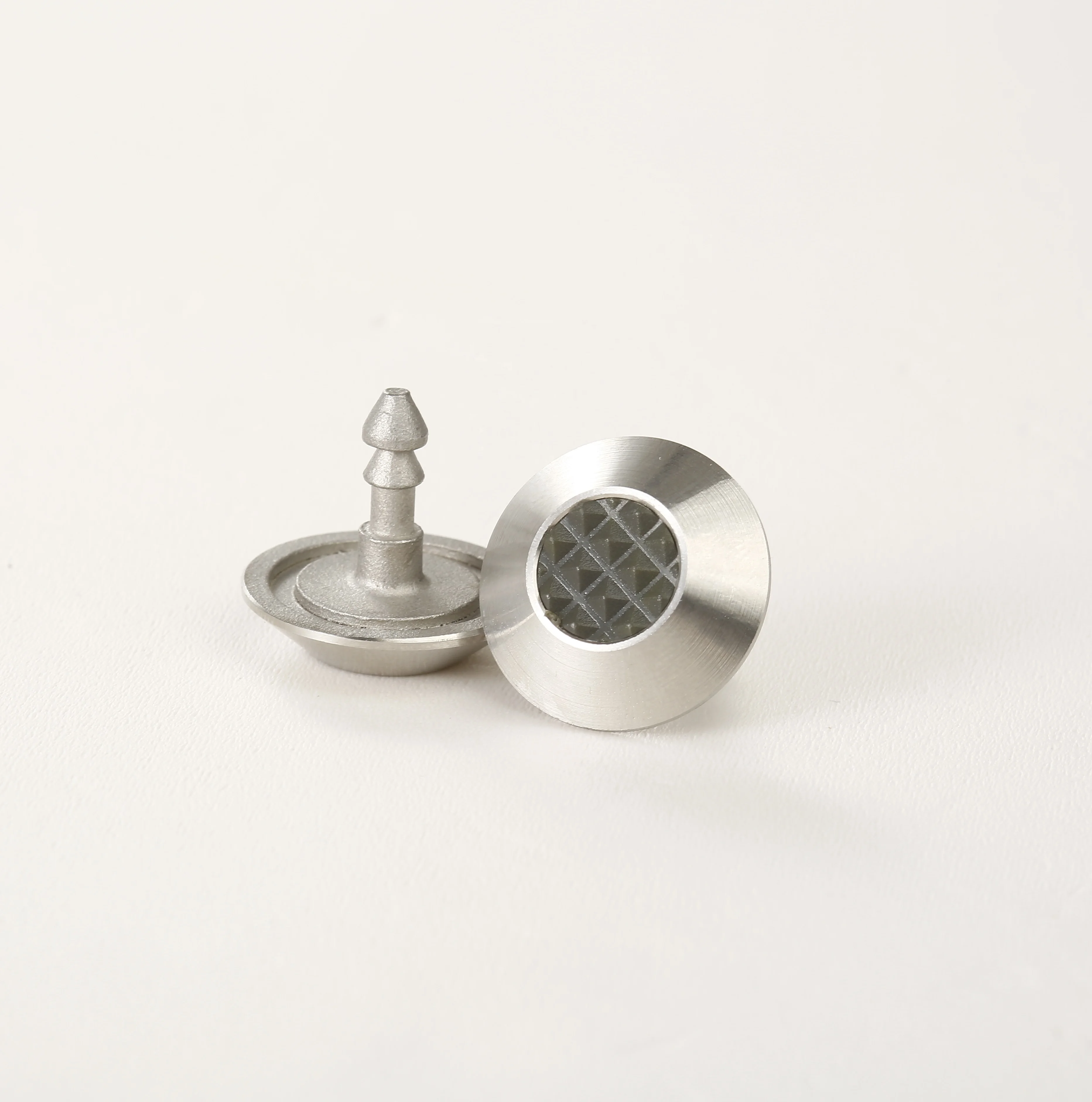 Classic TGSIs Warning Tactile Indicators Ten Circles Tactile Studs  with  Black Plastic Insert for blind disabled path