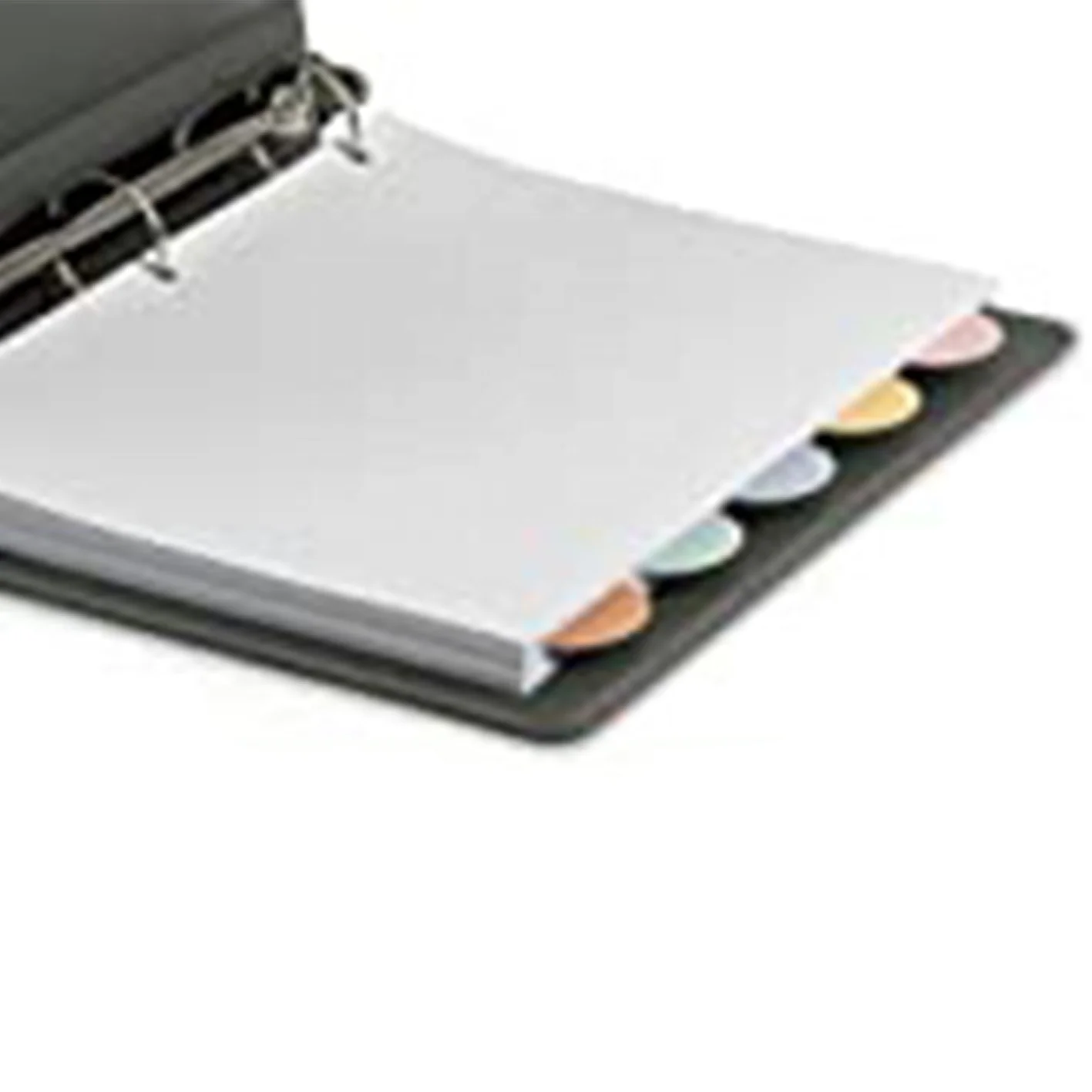 Custom leather A4 business office men women 3 ring binder plastic files document loose-leaf folder portfolio
