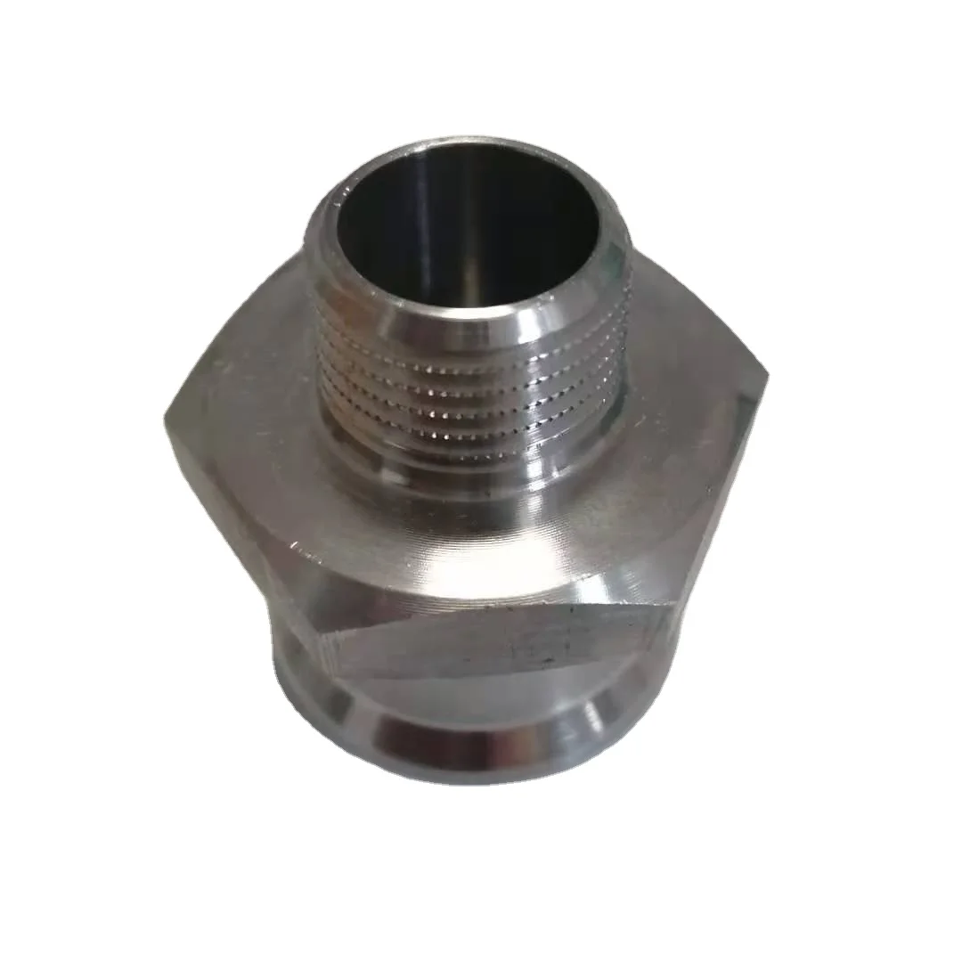 Ss304/316 Stainless Steel Pipe Nipple Barrel Nipple Thread Polished Nipple Pipe Fitting