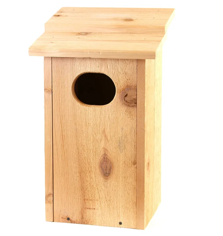 custom wood duck nesting box with dimensions