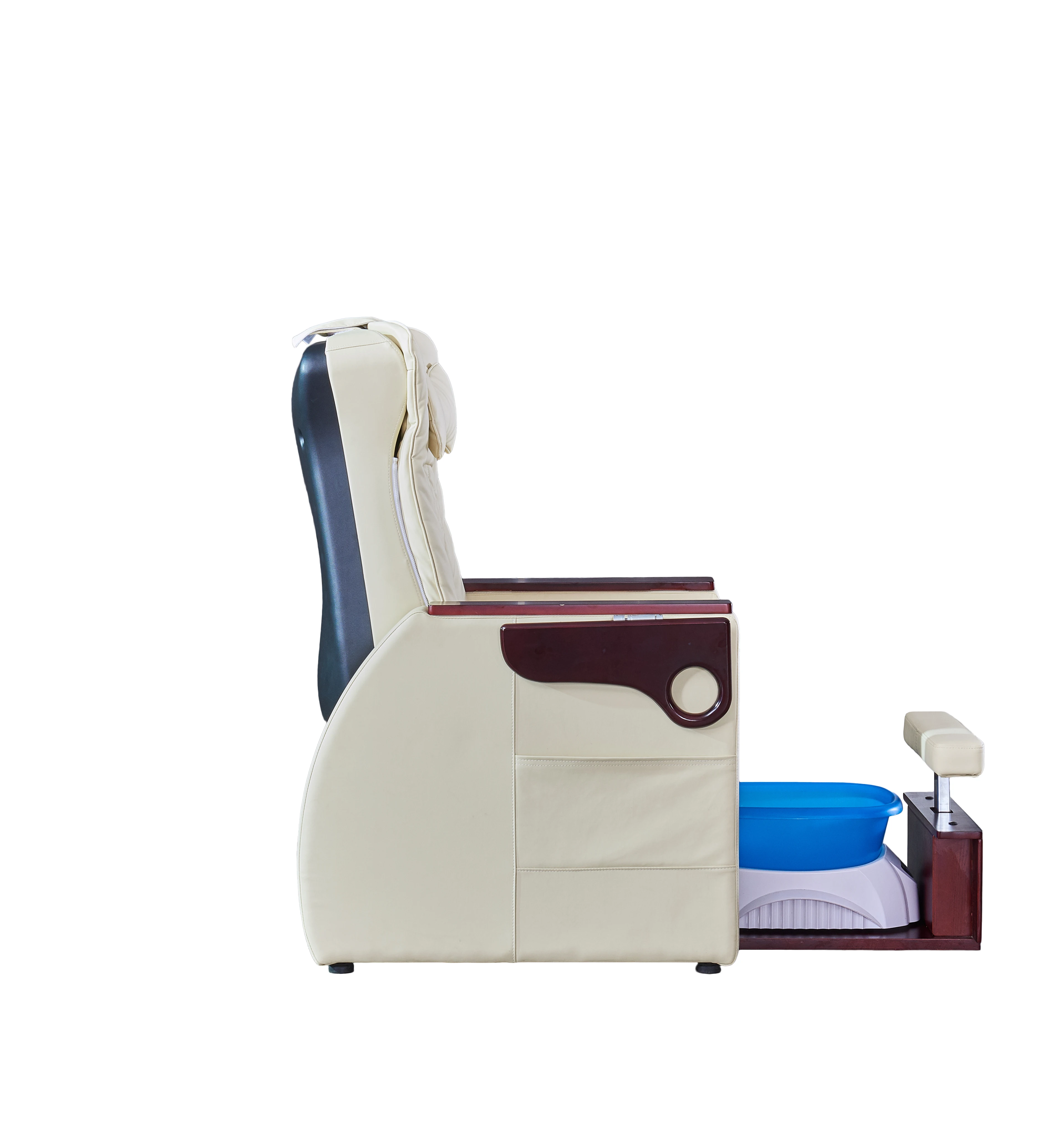 1 Motors wooden type beauty salon electric leisure foot message chair SPA reclining manicure pedicure chairs