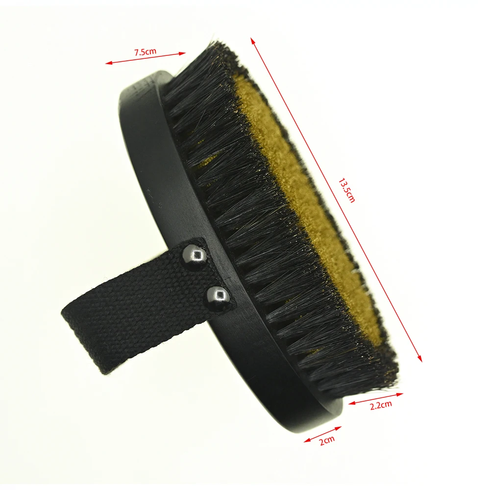Set Negative Ion Exfoliating Brush Ergonomic Grip Design Exfoliate Dry Brushing Body Brush with Ion Copper Bronze Bristles