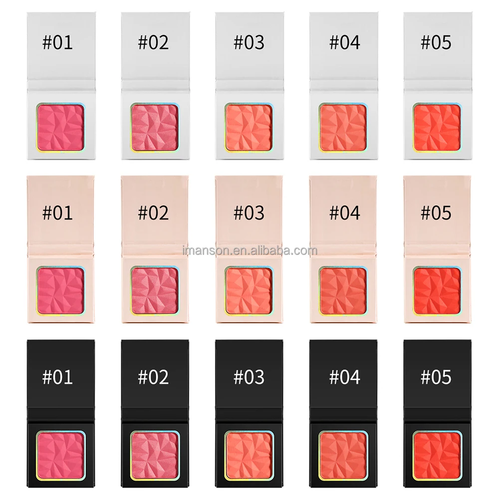 Wholesale 5 Color Single Cream Blusher Make up Blush Customized Private