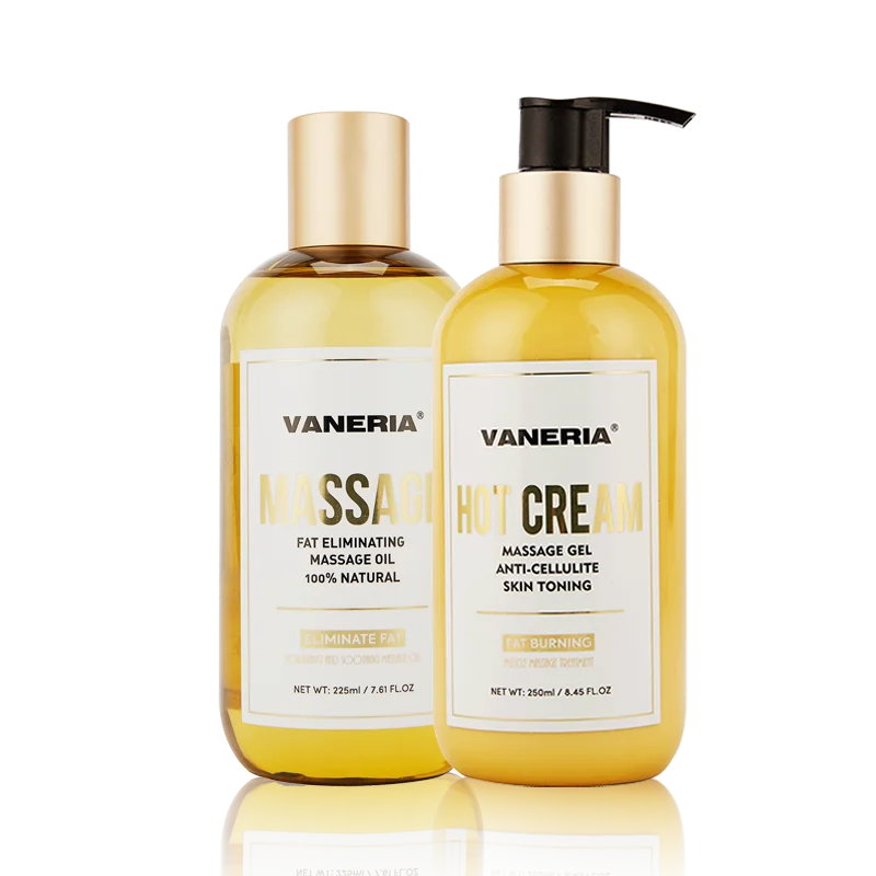 VANERIA Massage Oil Anti Cellulite Weight Loss Organic Hot Cream Slimming Fat Burn Belly Massage Oils for spa