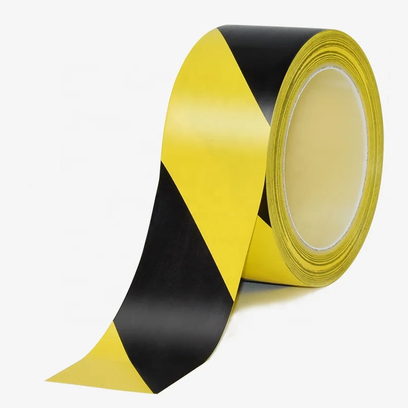 
Modern Design Custom Single Sided Adhesive Pvc Barrier Tape Marking Warning Floor Warning Tape 