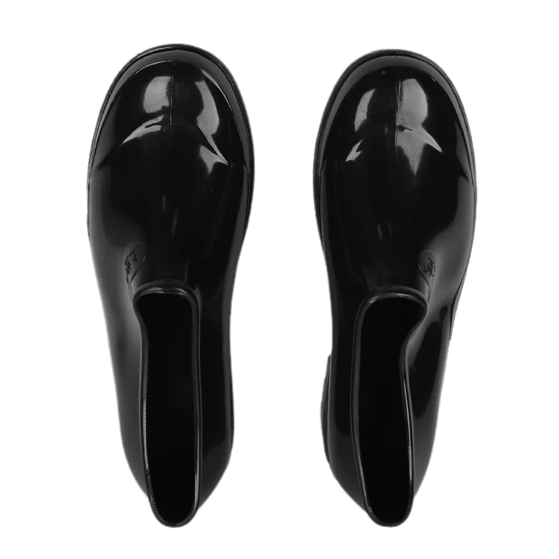 Punk Rubber Industrial and Mining Wedge with Labor Rain Boot Children Heel Lion for Women Men 100% PVC Custom Logo Acceptrd,guzu