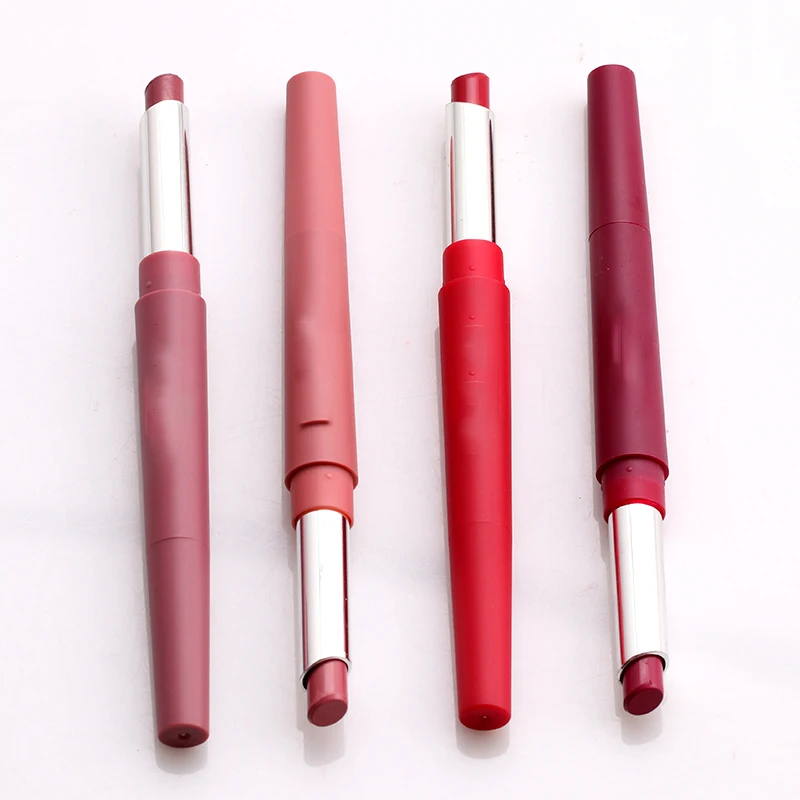 Private Label Logo Makeup Gloss Retractable Lip Stick Glosses And Lip Liner Private Label