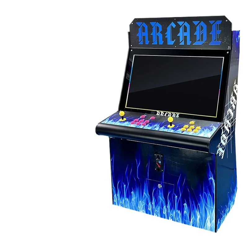Slim Upright Arcade Game Machine 4 Players Stand Up Arcade Machine With Trackball