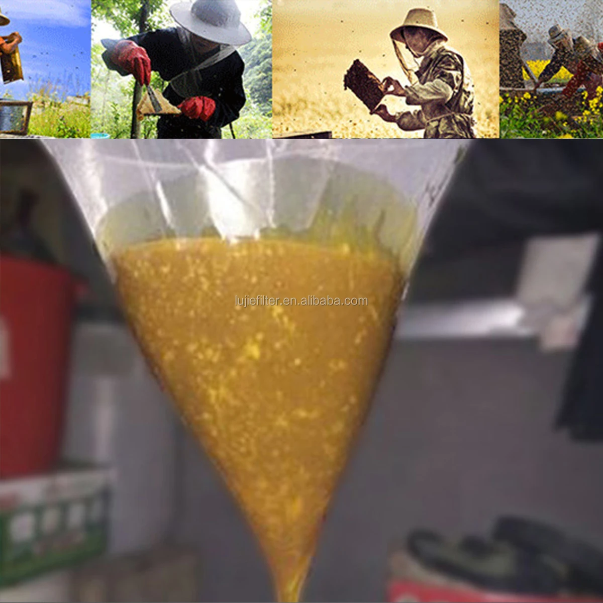 Фильтр LUJIE, экстрактор меда, оборудование для пчеловодства, части для плавления воска, Ce, прозрачный экстрактор меда