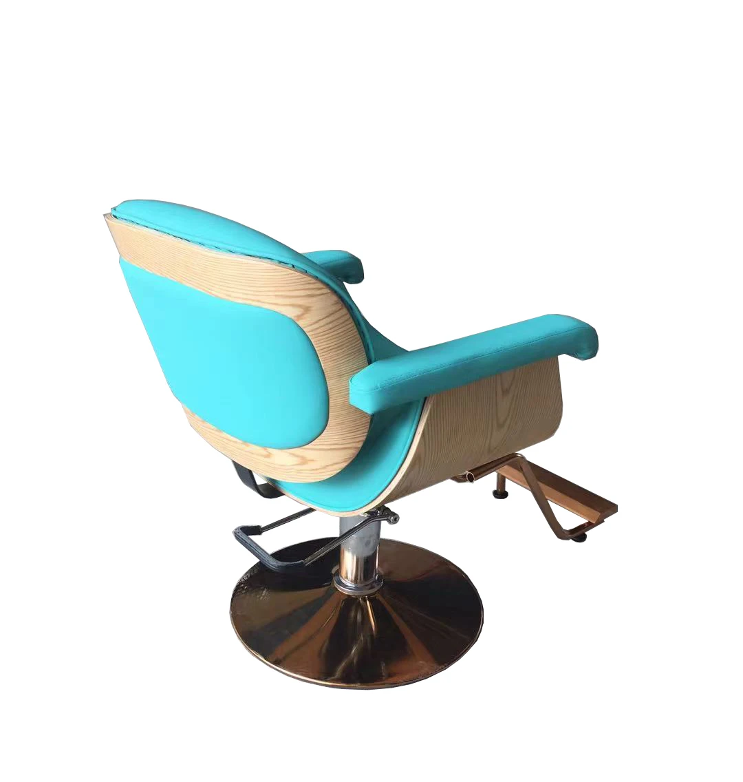 Azure Beauty Salon Barber Chair With Hydraulic Pump Adjustable Salon Modeling Chair Factory Direct Sale Wholesale Salon Chair