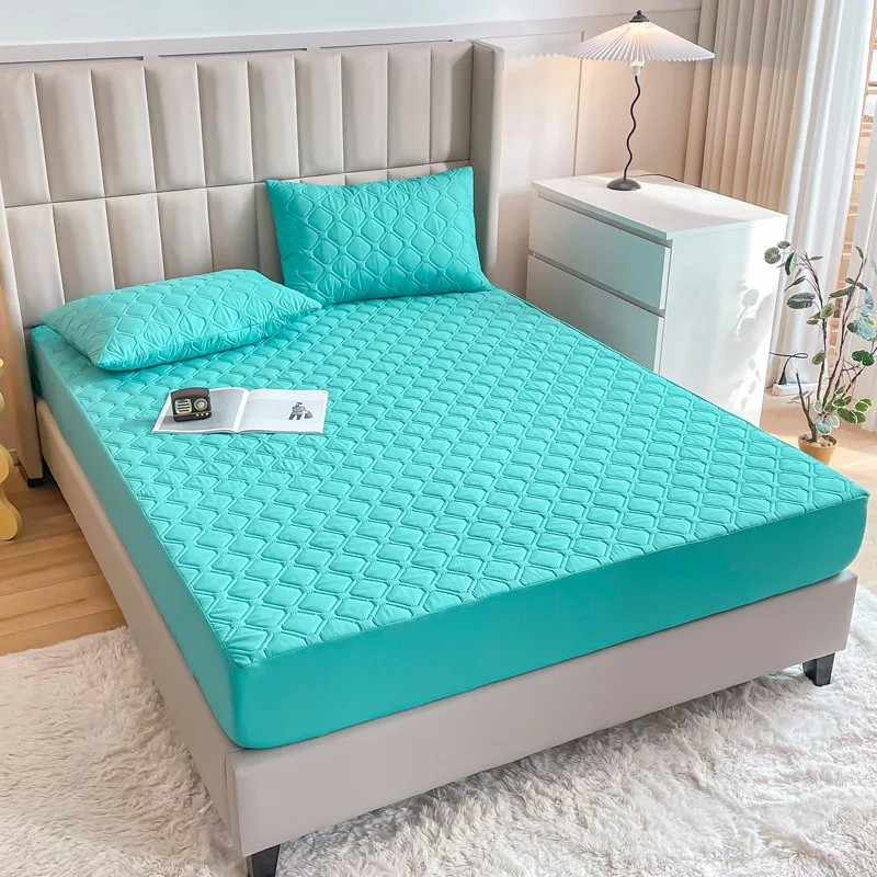 Fitted Quilted Water Proof Mattress Protector Cover Waterproof Bed Cover Mattress Protector Pad Mattress Waterproof Protector