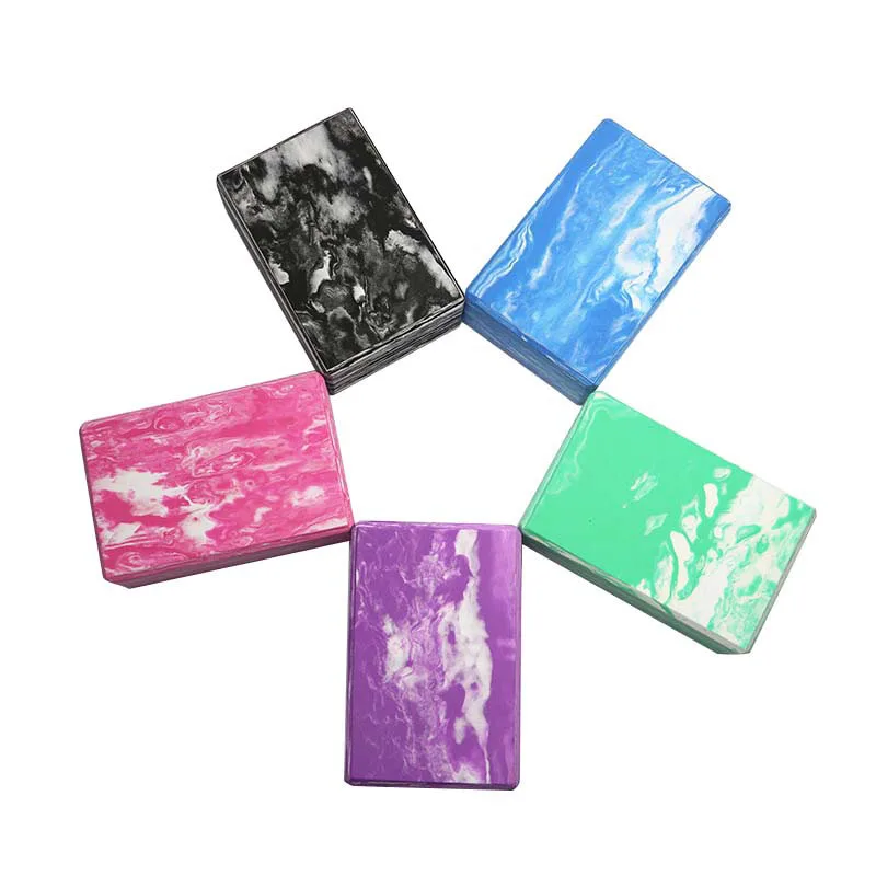 
New Design Wholesale Custom Logo Hot selling EVA Foam Camouflage Exercise Pilates Small MOQ Yoga Bricks Yoga Block 