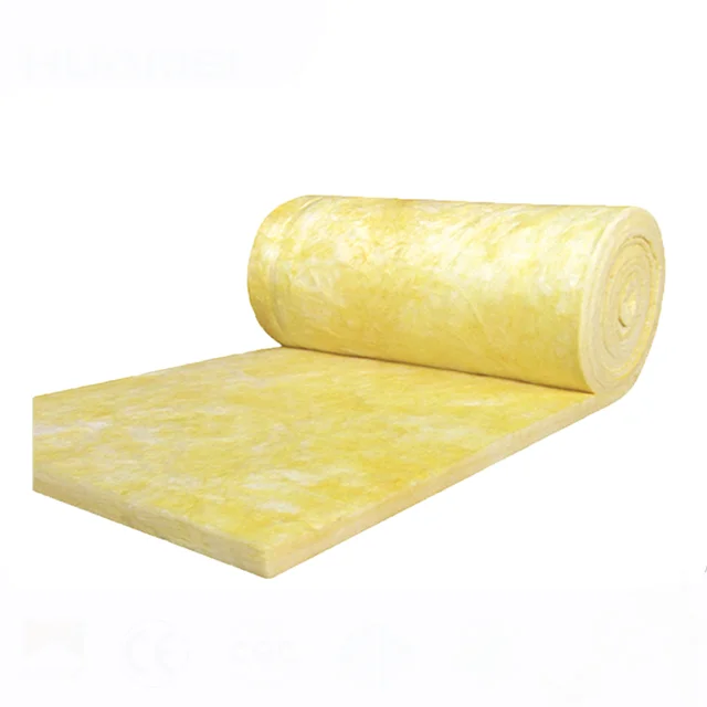 FSK Faced Insulating Glasswool Roll Fibreglass Wool Insulation Rolls Glass Wool Blanket