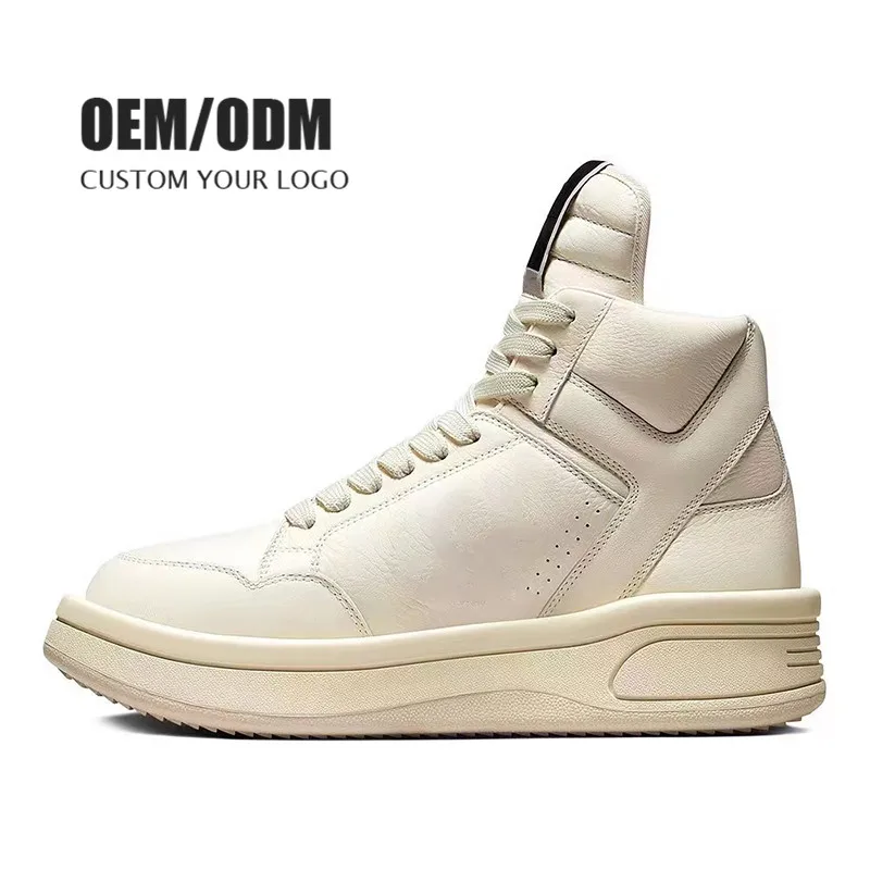 2022 Basketball Style Casual Custom Design Manufacturers Brand Leather Skateboard Shoes Sneaker Man With Logo