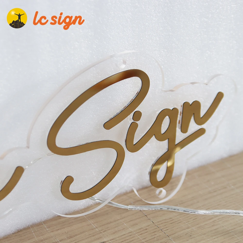 NO MOQ Personalized Light up Custom 3D Acrylic Sign Backlit Logo LED Business Sign led sign board wedding Salon Beauty Bar Decor