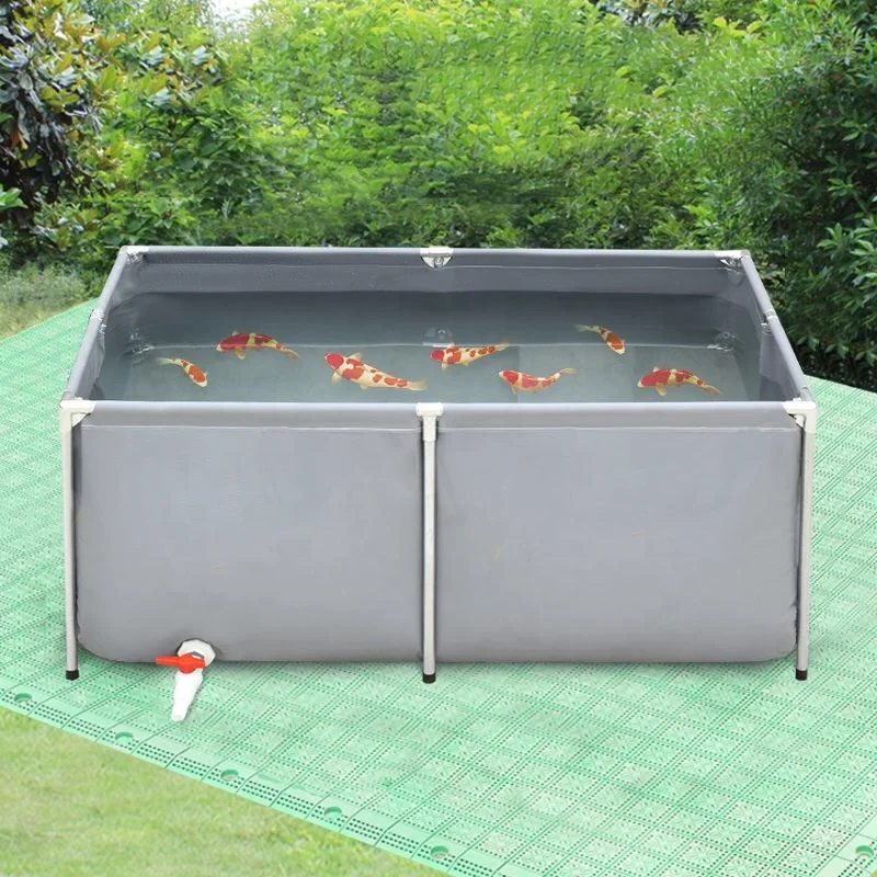 DC-3004 Manufactory Foldable PVC Fish Tank in Farm Catfish Pond Tank Durable And Foldable Water Tank Also Can be Bathtub