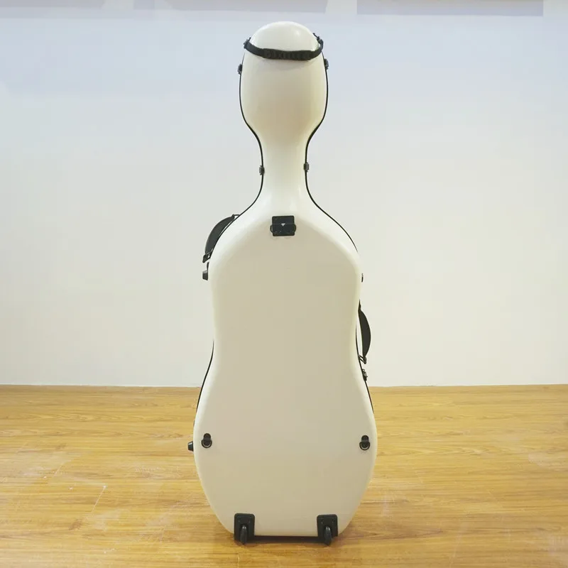 
New style carbon fiber cello case 4/4 cello case carbon fiber cello hard case with wheels 3.6 kg XCC-02 